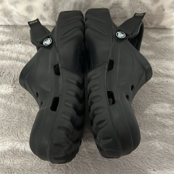 Crocs unisex classic clogs with Denver bronco clip on sz men’s eight women’s 10 - Picture 5 of 11